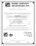 BryCoat Inc. ISO-9001 AS9100 Certificate